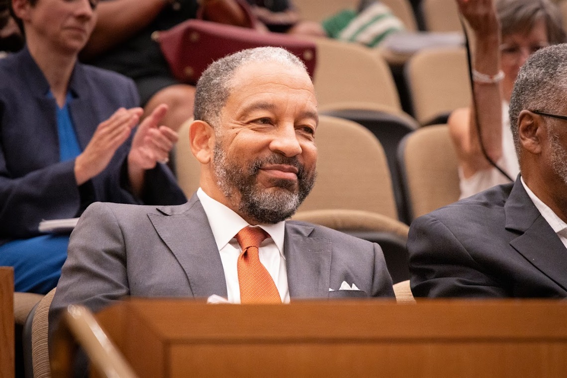 Robert Harrington attending the Charlotte City Council meeting
