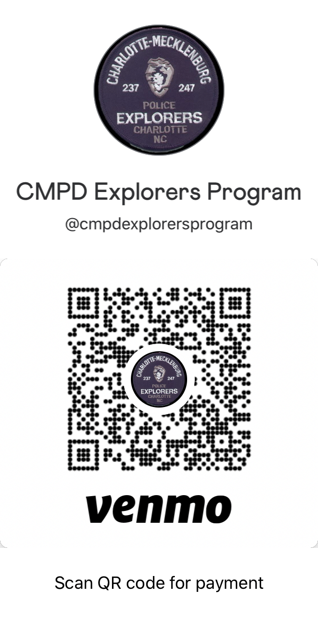 scan to access Explorers Venmo QR Code