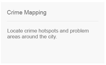 Crime Mapping button