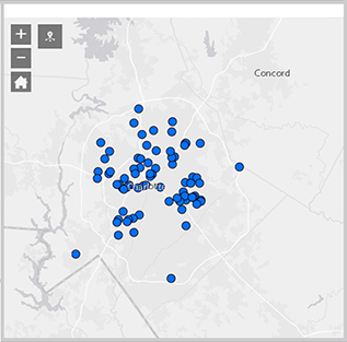 static map of OIS data