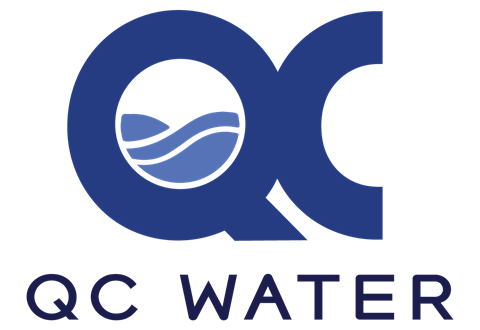 QC Water logo  - Charlotte Sustainable Clean Recycled Water
