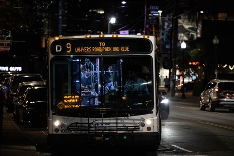 CATS bus on street