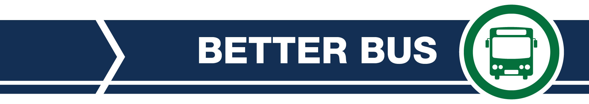 CATS blue banner with green bus icon