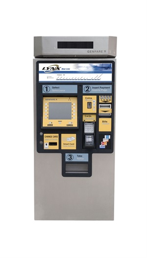 Picture of new Ticket Vending Machines on LYNX platforms