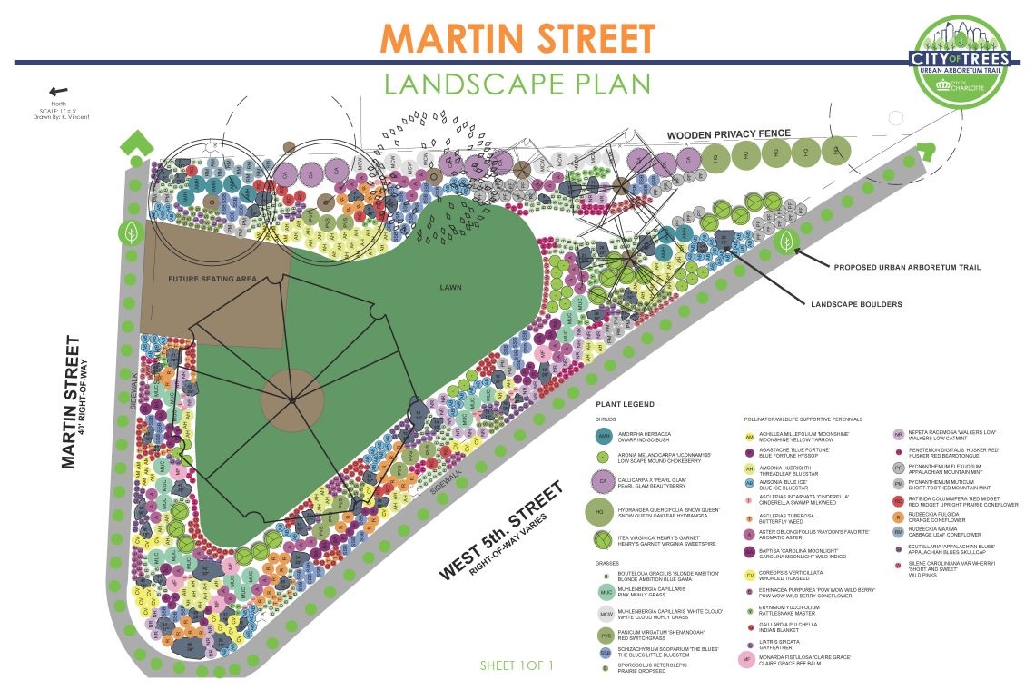 map Martin St Final Landscape Design