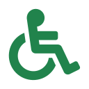 icon of person in wheelchair