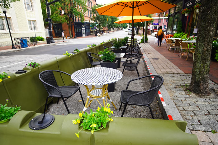 image of a parklet