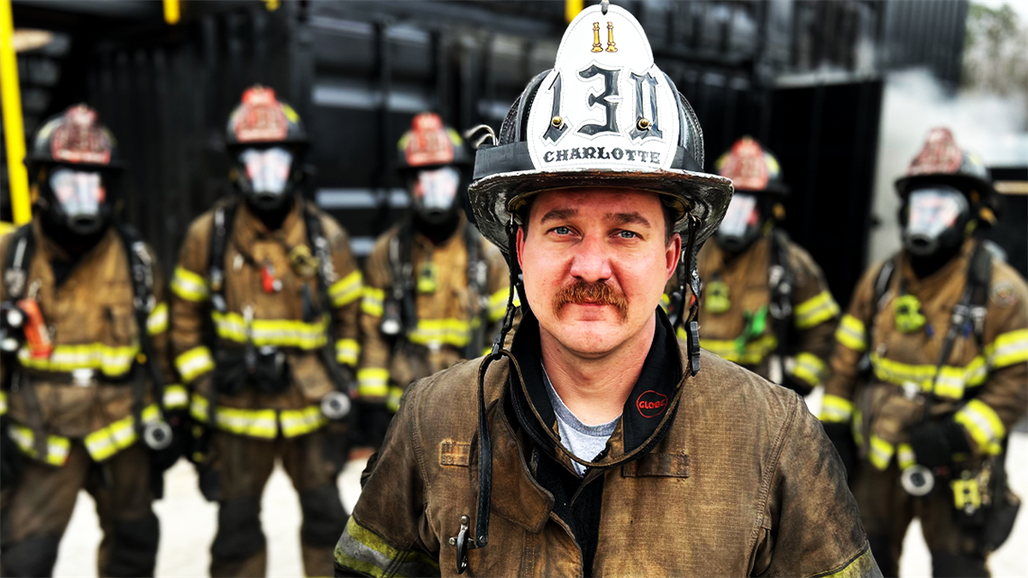 Captain Alex Gordon leads Recruit Class 130 through their training, instilling the skills, discipline, and teamwork they need to serve with Charlotte Fire. 