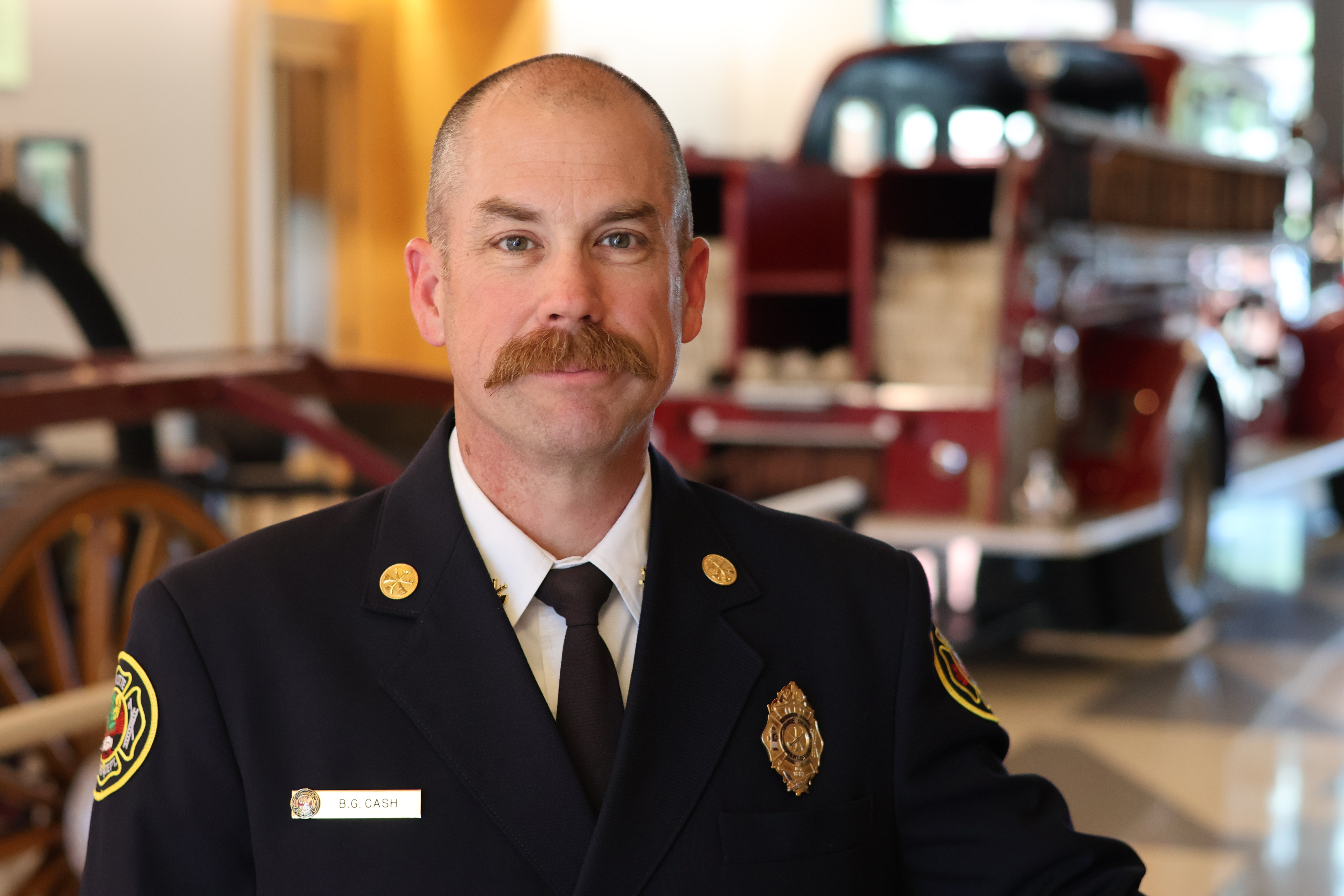 Bobby Cash said his leadership style is rooted in serving the firefighters and officers assigned to his shift.