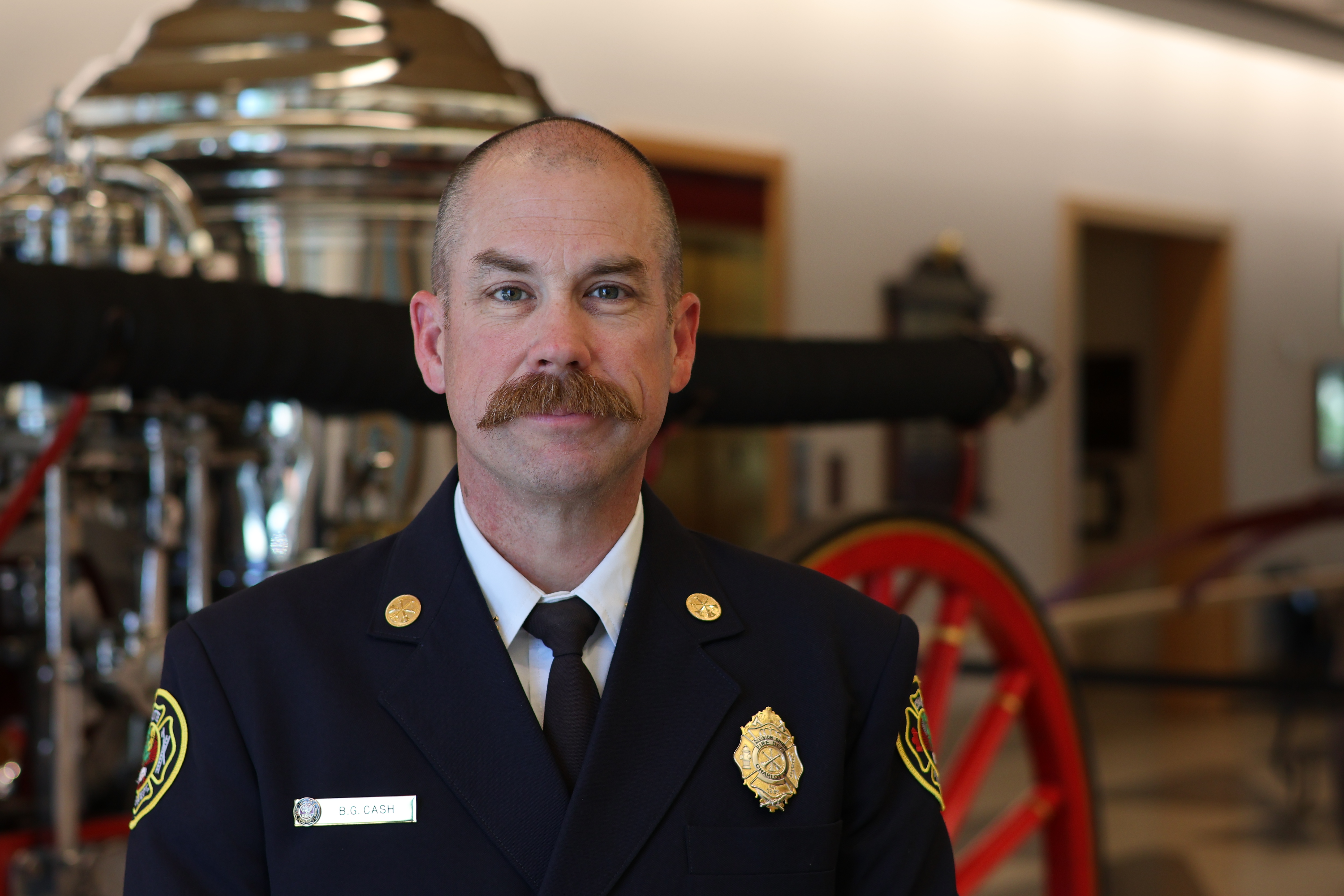 Bobby Cash’s fire service career began as a volunteer firefighter in Cherryville before he joined Charlotte Fire.