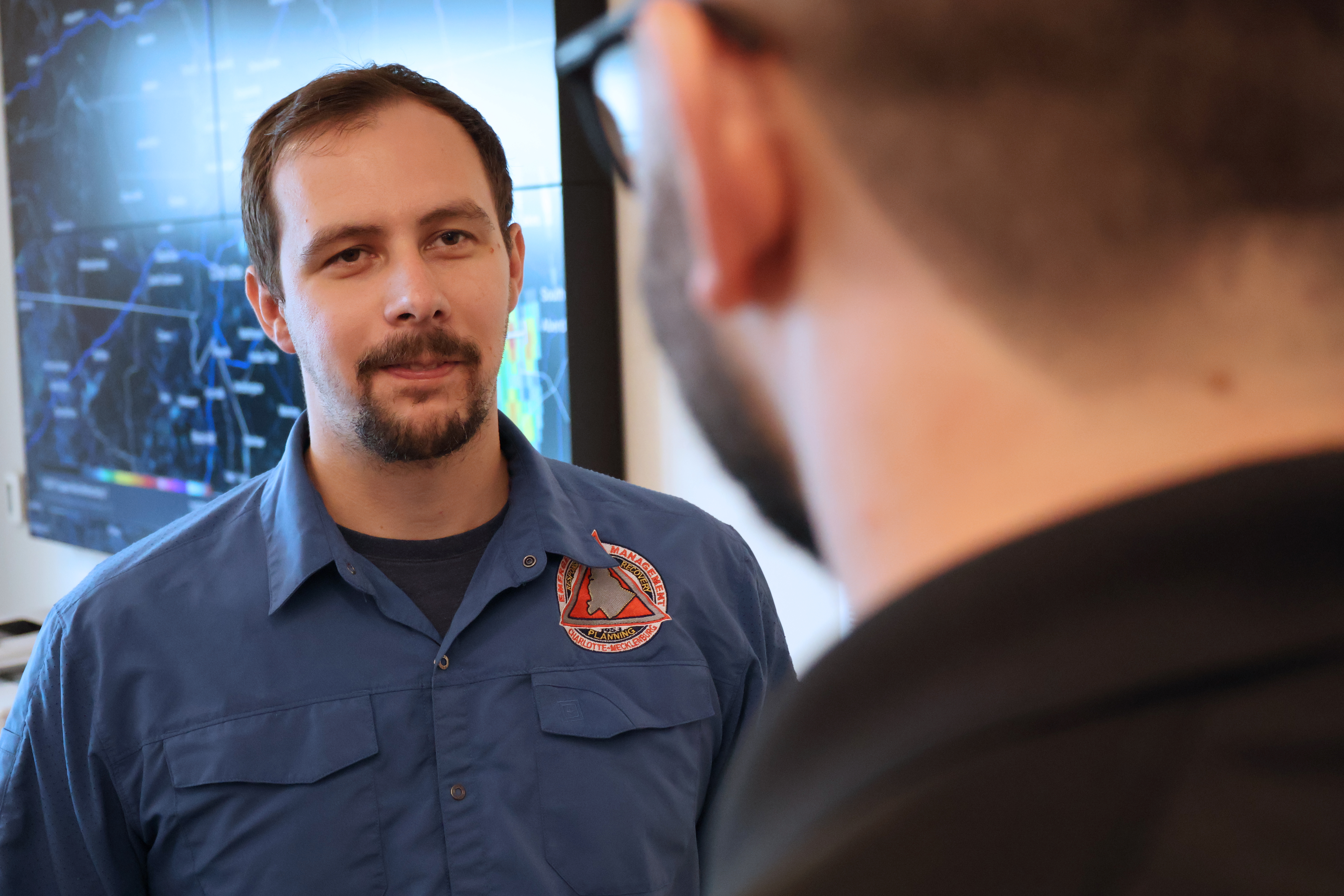 Corbin Hyland, branch manager for Critical Infrastructure and Homeland Security, helps coordinate regional preparedness, infrastructure protection and homeland security initiatives through Charlotte-Mecklenburg Emergency Management.