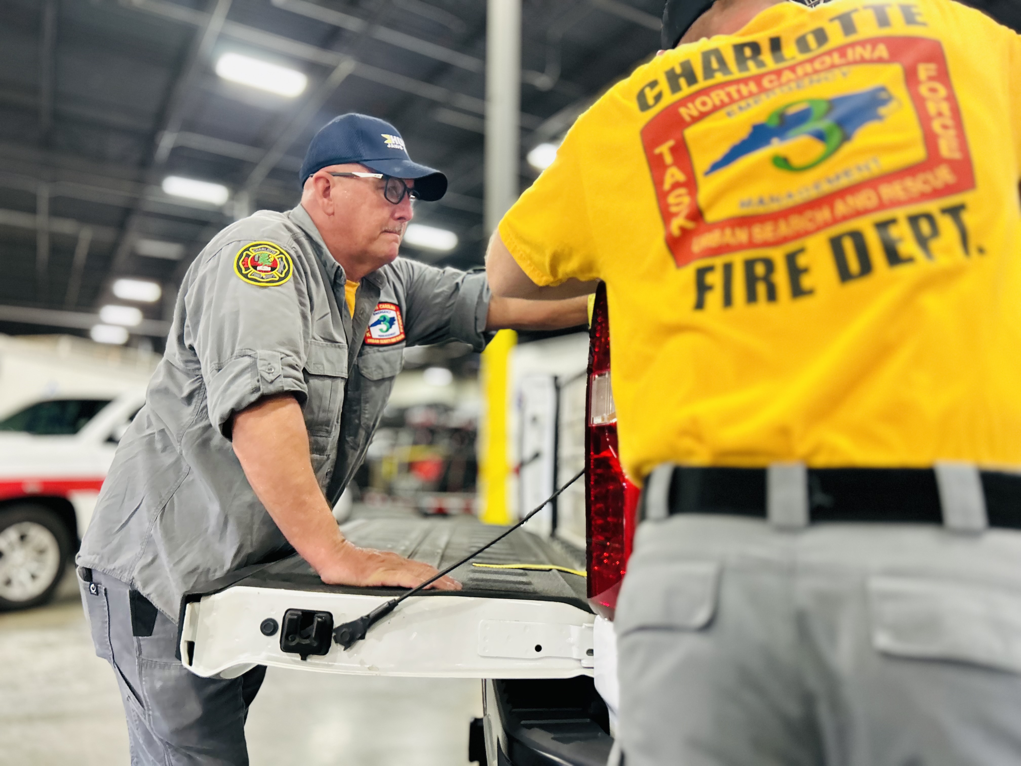 Capt. Rodgers reflects on the mission ahead as Charlotte Fire members prepare to support flood and rescue efforts across the state. 