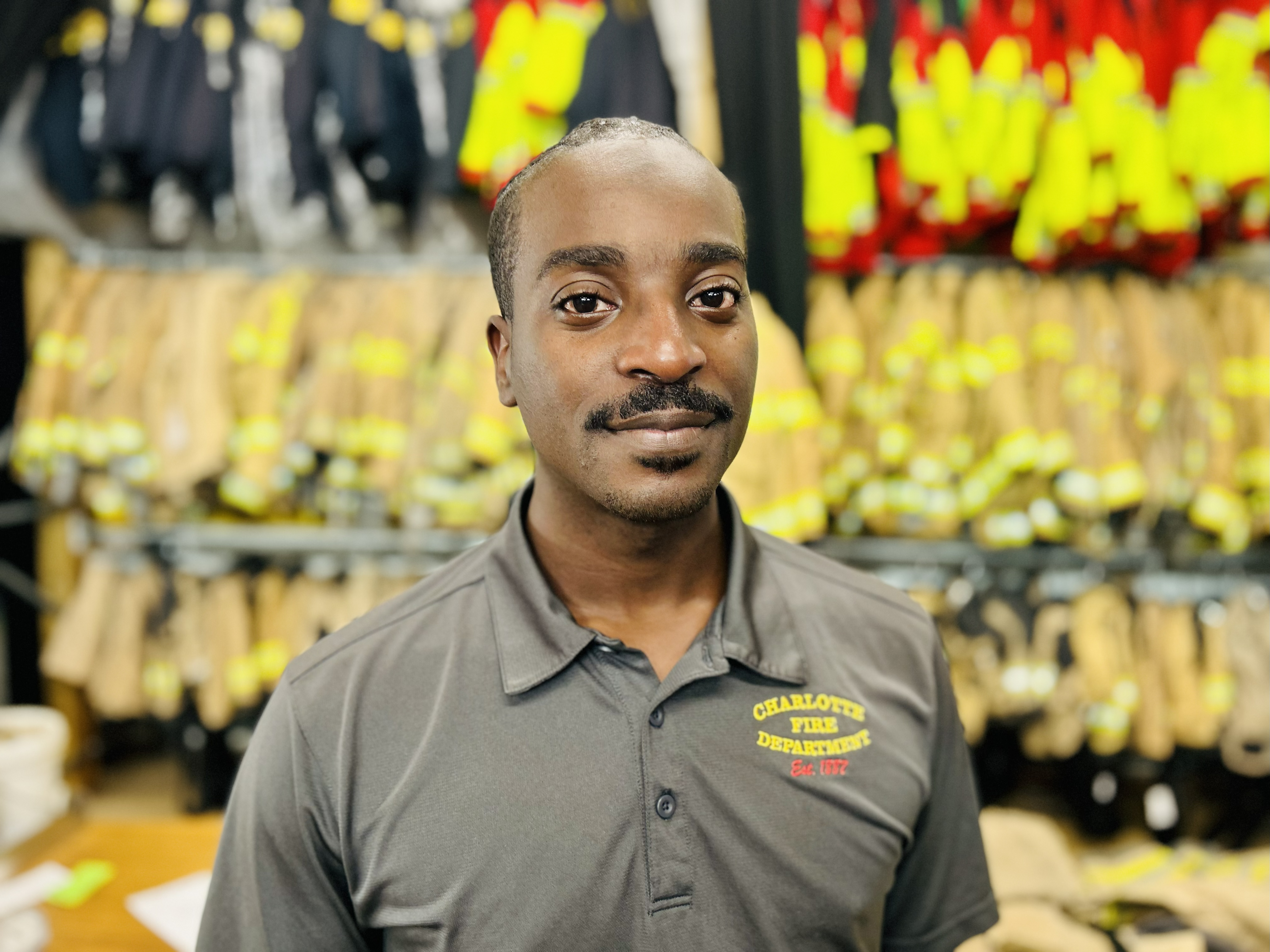 Burkett helps ensure firefighters have the uniforms, equipment, and supplies they need to stay mission-ready every day