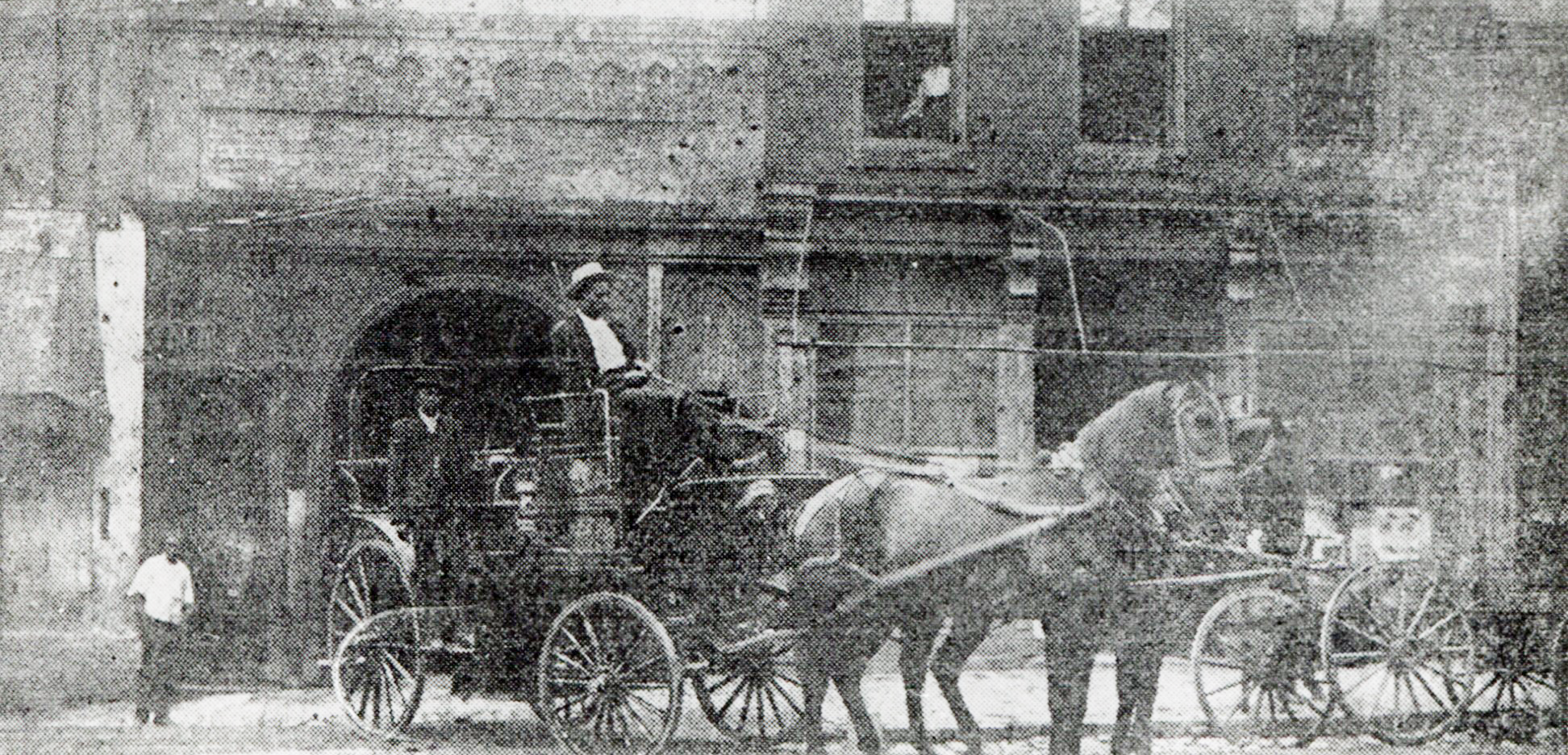 A glimpse into the past: Members of the Neptune No. 3 Fire Company respond to a call in the late 19th century, serving their community despite immense racial challenges.