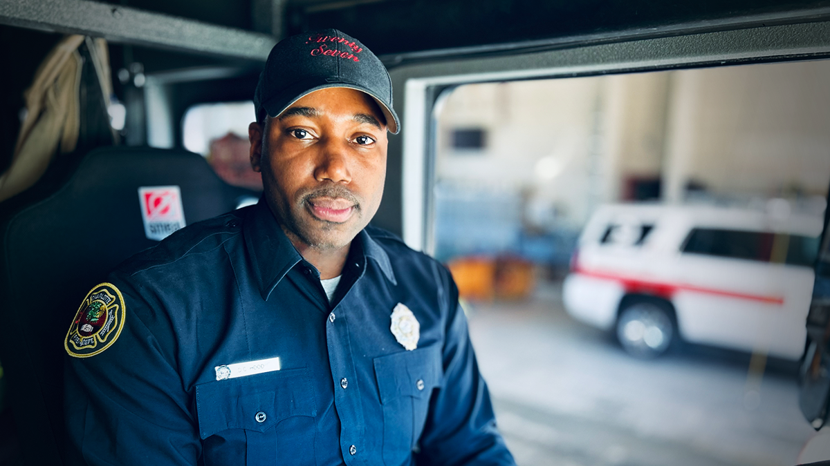 Transitioning from a career in banking, Hood found his purpose in firefighting. The Neptune Fire Society played a crucial role in helping him navigate the challenges of the fire service.