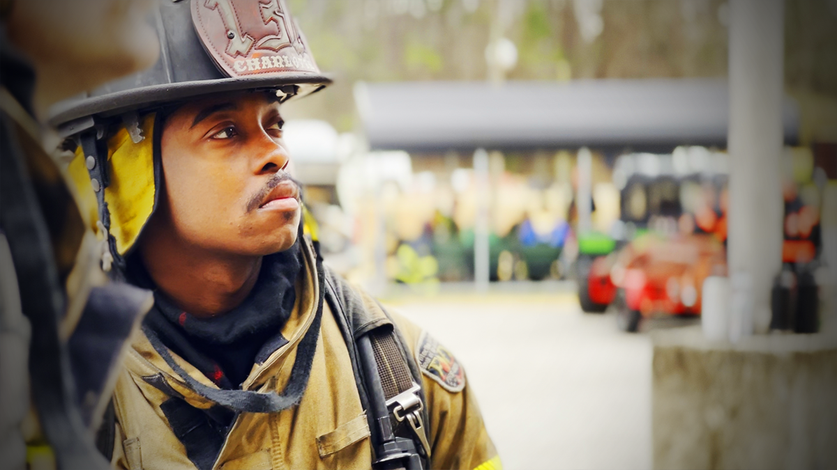 The fireground is where skill meets courage. Nicolas Adade stands ready, knowing that every call is an opportunity to make a difference.