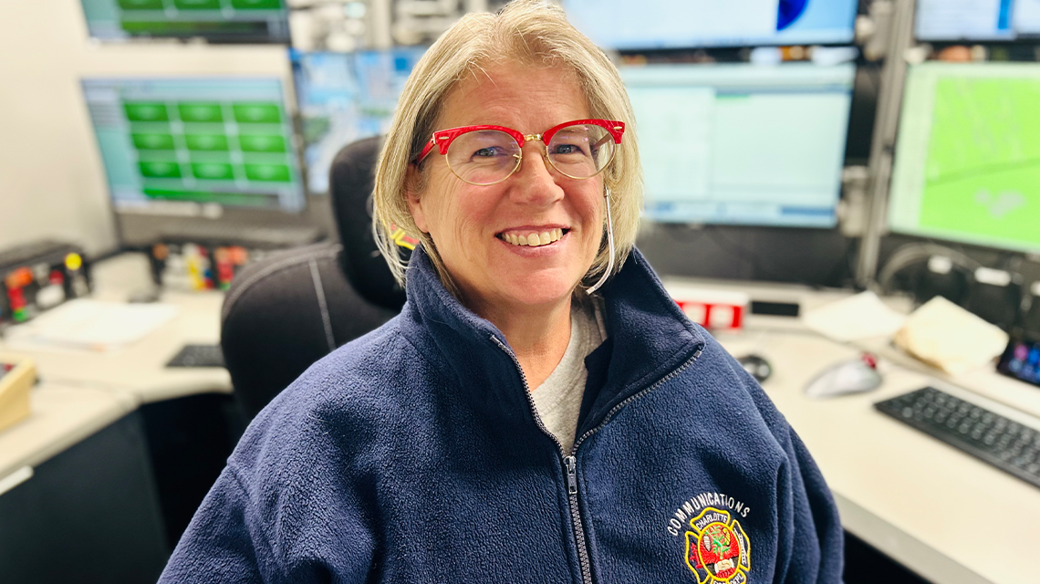Rhonda Robinson, a trusted leader on Charlotte Fire’s day shift, recognized for her excellence in supervision.