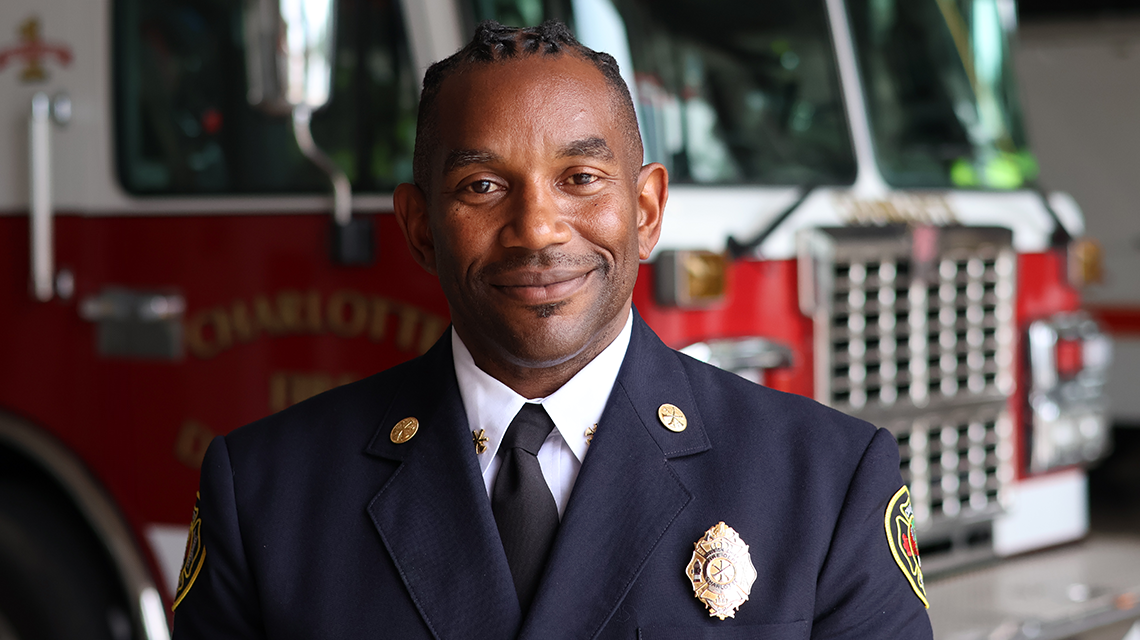 Tim Brown’s path to division chief began far from a firehouse, but has been guided by purpose, service and family.