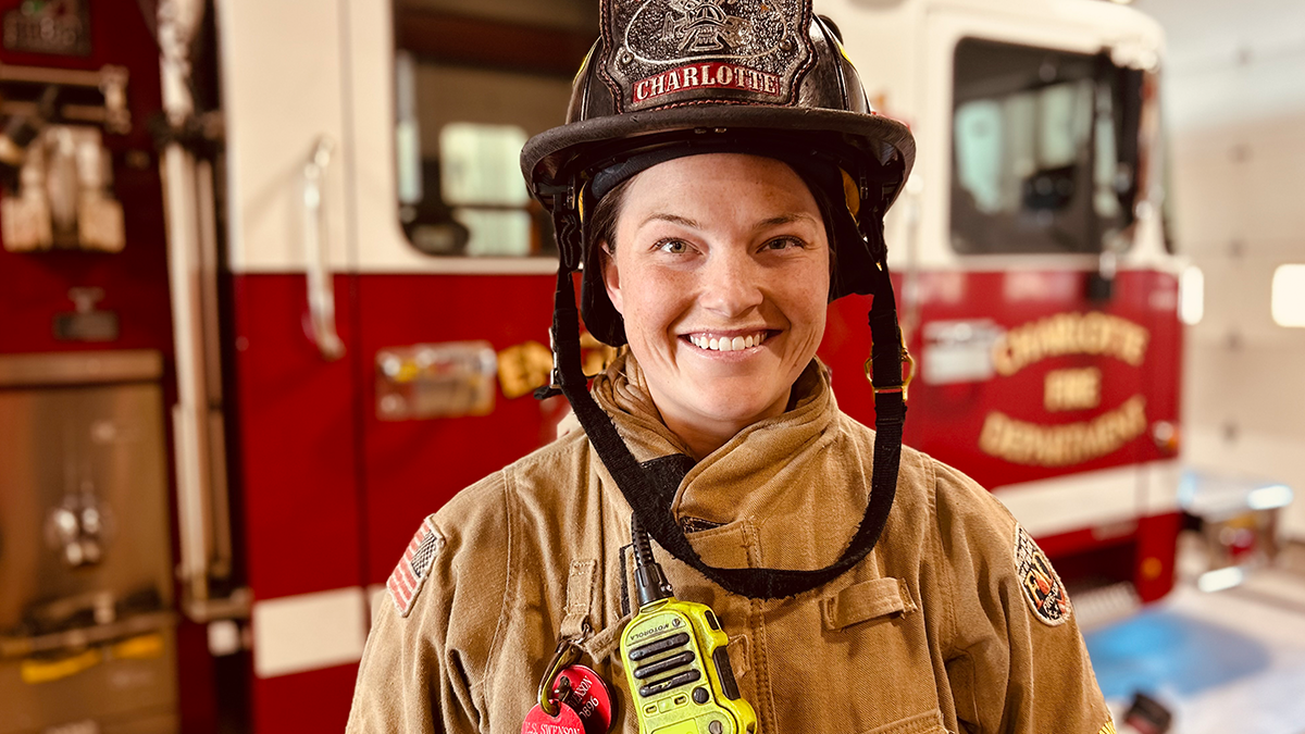 Firefighter Emma Swenson brings both strength and compassion to her role, knowing that every call is an opportunity to help someone in need.