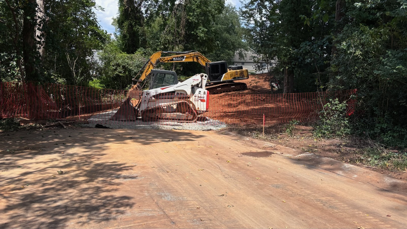 Amity Springs Rd Closure Construction