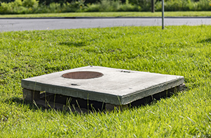 Slab Top Inlet located in a grassy area.