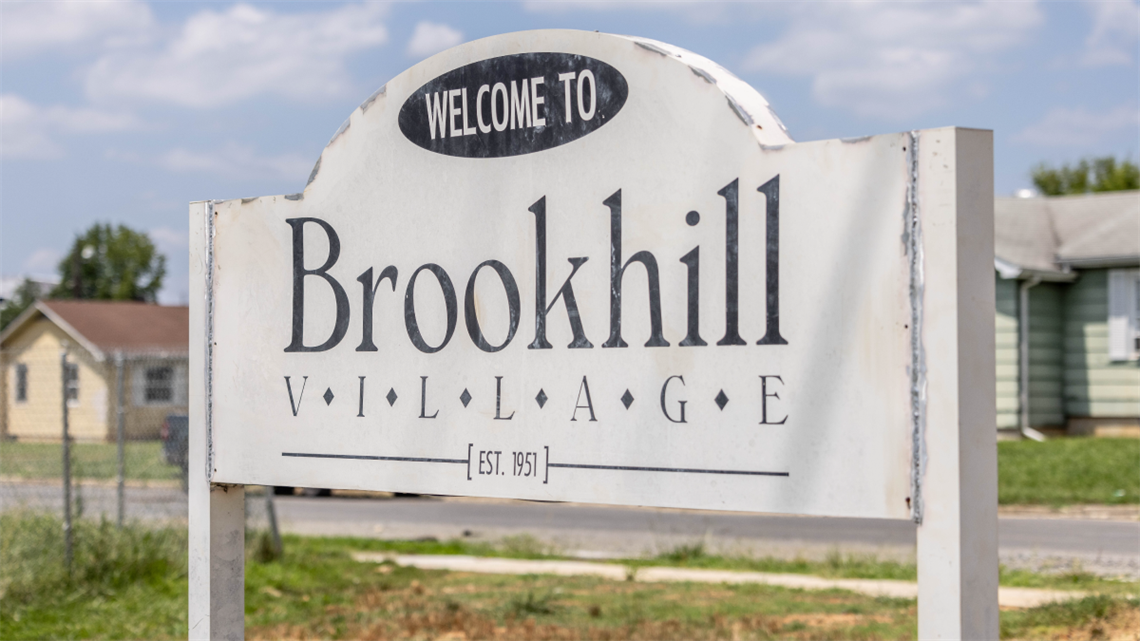 Brookhill Village Apartments sign