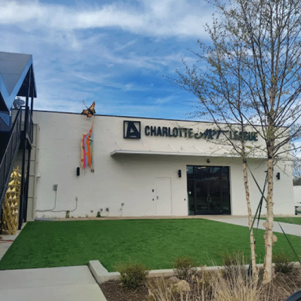Exterior of the Charlotte Art League location