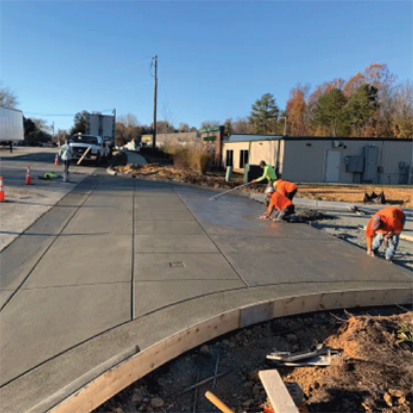Fernandez Construction crew at work.