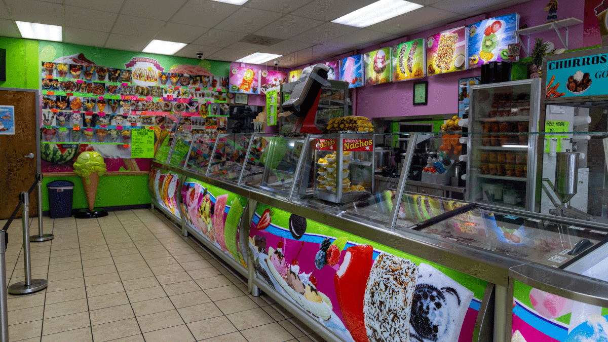 The colorful interior of MICH Tocumbo