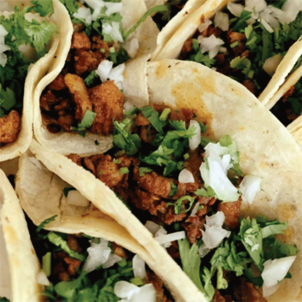 Some of the authentic tacos at Taqueria Chonita