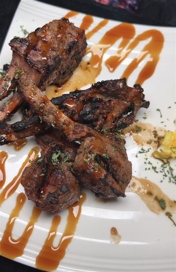 The lamb chops at Lulabelle’s.
