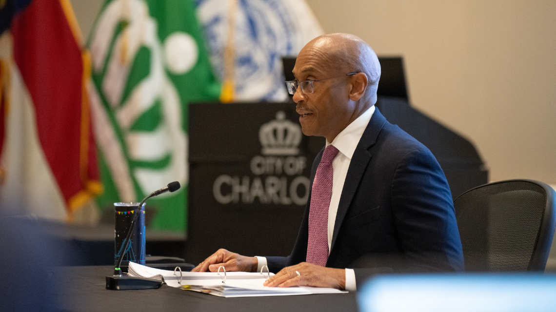 City Manager Marcus Jones presents the proposed Fiscal Year 2026 budget to City Council.