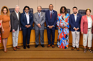 Picture of Charlotte City Council with Mayor Rob Harrington