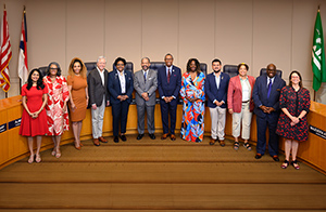 Picture of Charlotte City Council with Mayor Rob Harrington